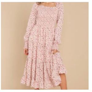 NWOT Pink Floral Dress